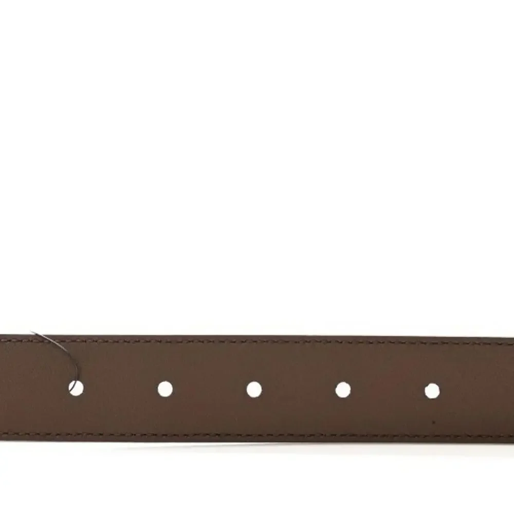 BNWT Gucci GG Supreme Monogram Dollar Calfskin Bamboo 30mm Belt Size 75/30 - Picture 4 of 5